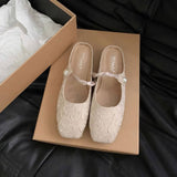 SILVER OPEN TOE SLIP ON FLAT SANDALS FOR WOMEN_CWSHF0064