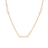 PINK LAYERED VERSATILE NECKLACE THAT WON T FADE_CWAJE1441