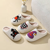 HALLOWEEN CARTOON PATTERN WARM COTTON SLIPPERS_CWSHS0848