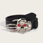 FASHIONABLE PUNK STYLE SKULL SNAP BELT_CWABE0285