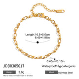 CLASSIC 18K GOLD MATTE FLAT CHAIN BRACELET_CWAJE4825