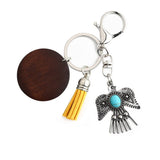 BOHO WESTERN EAGLE KEYCHAIN WITH ALLOY PENDANT_CWAB5086