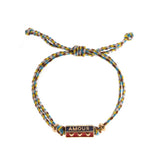 BOHO COLORFUL LOVE PENDANT GOLD PLATED JEWELRY_CWMM6967