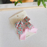 CHILDRENS FRESH FLORAL BOW HAIRPIN_CWAHA1842
