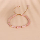 BAMBOO SHAPE NATURAL STONE BRACELET_CWAJE3941
