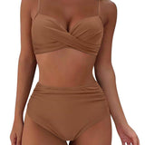 HIGH WAIST BIKINI SET SEXY PUSH UP SWIMSUIT_CWMW0152