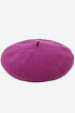 SOLID FUZZY BERET_CWAH0541