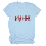 Trendy Plus Size T-Shirt For Women, Short Sleeve_Cwdsd8363