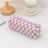 Chessboard Checker Pen Bag Simple Makeup Bag_Cwab1211