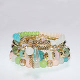 MULTI LAYERED CRYSTAL BRACELET EXOTIC SET_CWAJE1250