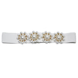 Women'S Pearl-Embellished Elastic Waistband_Cwabe0511