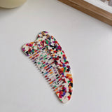 FASHIONABLE HEART LARGE FINE TOOTH HAIR COMB_CWMM1094