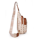 OUTDOOR LEISURE PRINTED SHOULDER BAG MESSENGER BAG_CWAB2719