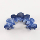 Cwaha1400_Simple Wave Hair Claw Clip Blue Set