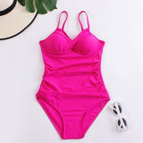 SOLID COLOR JUMPSUIT SEXY BIKINI SWIMSUIT_CWMW0154
