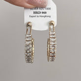 Trendy Hollow Half Round Earrings