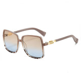 LARGE SQUARE FRAME MULTI COLOR COLORFUL SUNGLASSES_CWASG0424