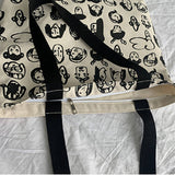 RETRO CUTE WORK AND TRAVEL STUDENT CLOTH BAG_CWAB2182