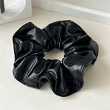 RETRO RED LEATHER HAIR BAND HAIR ACCESSORIES_CWAHA4169