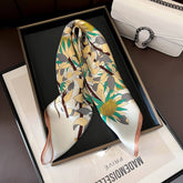 FASHIONABLE SILK SCARF FLORAL PRINT FALL WINTER_CWASC0537