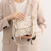 2024 NEW CHAIN PLAID POPULAR SHOULDER BAG_CWAB2982