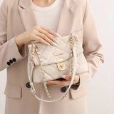 2024 NEW CHAIN PLAID POPULAR SHOULDER BAG_CWAB2982