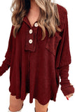 Womens Long Pullover T-Shirt With Loose Lapels
