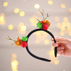 CHRISTMAS DEER ANTLERS CHILDRENS HEADBAND_CWAHA2737