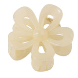 Matte Acrylic Flower Hair Claw Clip For Women_Cwaha07298