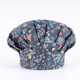 SURGICAL CAP MEDICAL PUFFY CAP PRINTED WORK CAP_CWAH3382