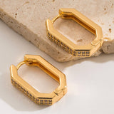 LUXURY MICRO GEOMETRIC COPPER HOOP EARRINGS_CWMM8524