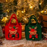 Felt Xmas Apple Bag Gift Box Tote Pouch_Cwmm10578