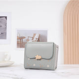 Fresh Sweet Print 3-Fold Zipper Wallet_Cwab06259