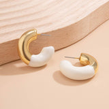 MINIMALIST AND PERSONALIZED MAILLARD RETRO EARRING_CWAJE1144