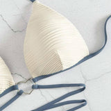 HARD CUP BIKINI SET TIE SIDE SEXY SWIMSUIT_CWMW0193