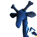 HANDMADE INDIGO DYED CLOTH ANIMAL PLUSH DOLL_CWMM6043