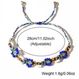 COLORFUL FLOWER RICE BEADS HANDMADE BEADED BRACELET_CWMM3803