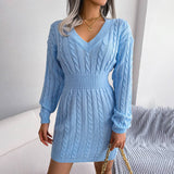 Waist Twist Dress With Hip Wrap