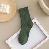 Winter Plus Velvet Thick Warm Terry Mid-Tube Socks_Cwms1391