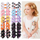 HALLOWEEN KIDS BOW HAIR CLIP CARTOON PARTY_CWAHA6688