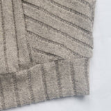 Solid Color Woolen Pit Strip Hoodie For Women