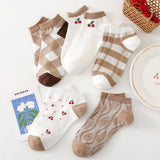 Women'S Preppy Style Cotton Breathable Socks_Cwms2035