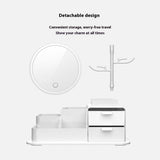 DESKTOP STORAGE BOX LED MAKEUP MIRROR_CWMM5641