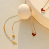 Valentines Day Heart Shaped Pendant Necklace