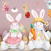 EASTER LIGHTED BUNNY DOLL BUNNY ORNAMENTS_CWMM3494