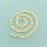 47 OVAL 0 67 0 98 ACRYLIC CHAIN BAG STRAP_CWMM5099