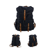Vintage Waxed Canvas Travel Backpack For Men_Cwab5548