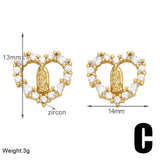 RETRO VIRGIN MARY EARRINGS_CWAJE0975