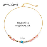COLORFUL RETRO TEMPERAMENTSWEET CLAVICLE CHAIN_CWAJE1436