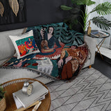 MULTIFUNCTIONAL BLANKET WITH OIL PAINTING PATTERN_CWMM0325